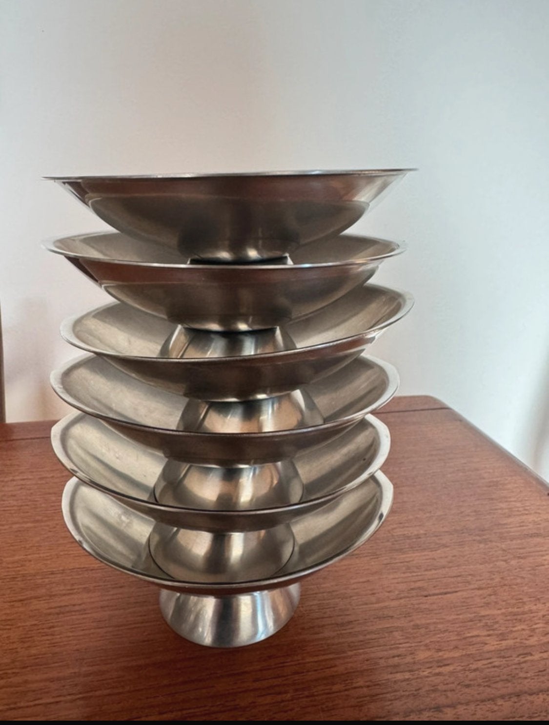 Vintage Guy Degrenne ijscoupe set, Ophalen of Verzenden