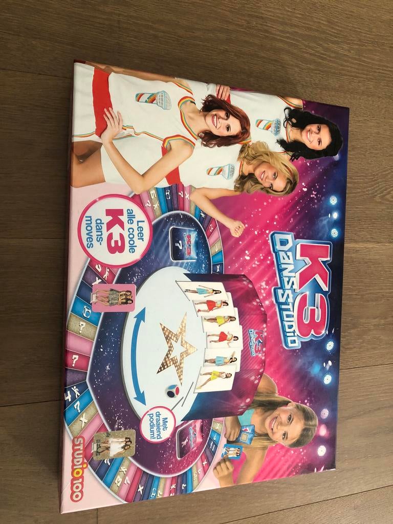 K3 Dansstudio bordspel, Drie of vier spelers, Ophalen of Verzenden, Zo goed als nieuw