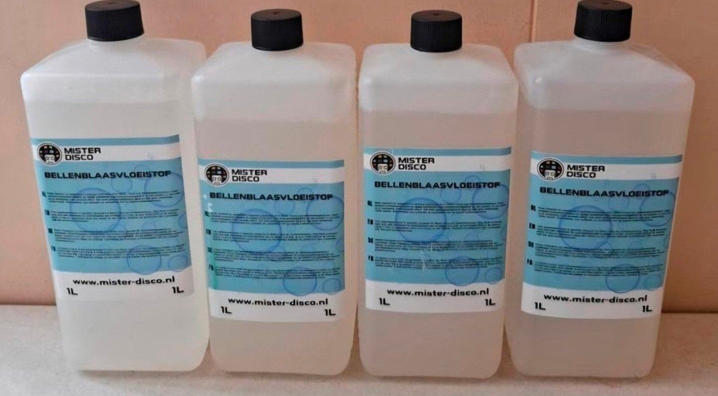 Bellenblaas vloeistof 4x1 liter € 20,-, ., Nieuw, Ophalen of Verzenden, .