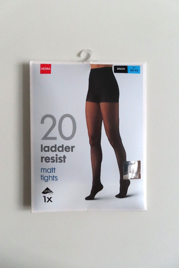 Panty Zwart Hema mt M 40/42 (4627), Zwart, Nieuw, Maat 40/42 (M), Ophalen of Verzenden