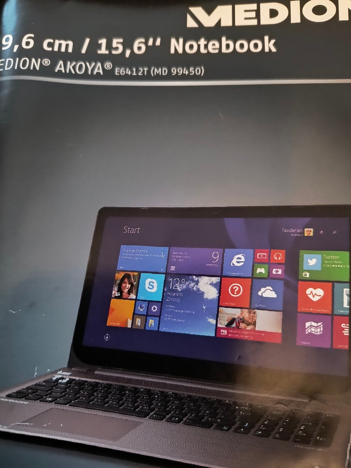 Medion Notebook, Ophalen of Verzenden, 15 inch, 2 tot 3 Ghz, HDD