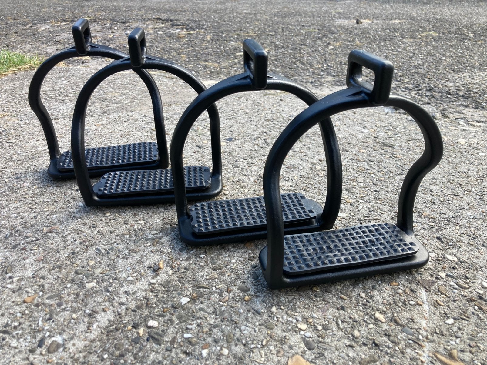 Nieuwe mat zwarte ijslandse stijgbeugels aluminium, Ophalen of Verzenden, Nieuw, Stijgbeugels