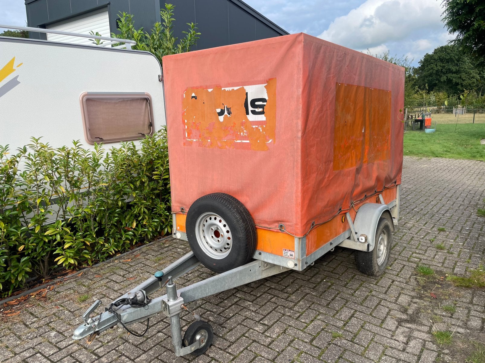 Atec huifaanhanger 250x130, Ophalen, Zo goed als nieuw