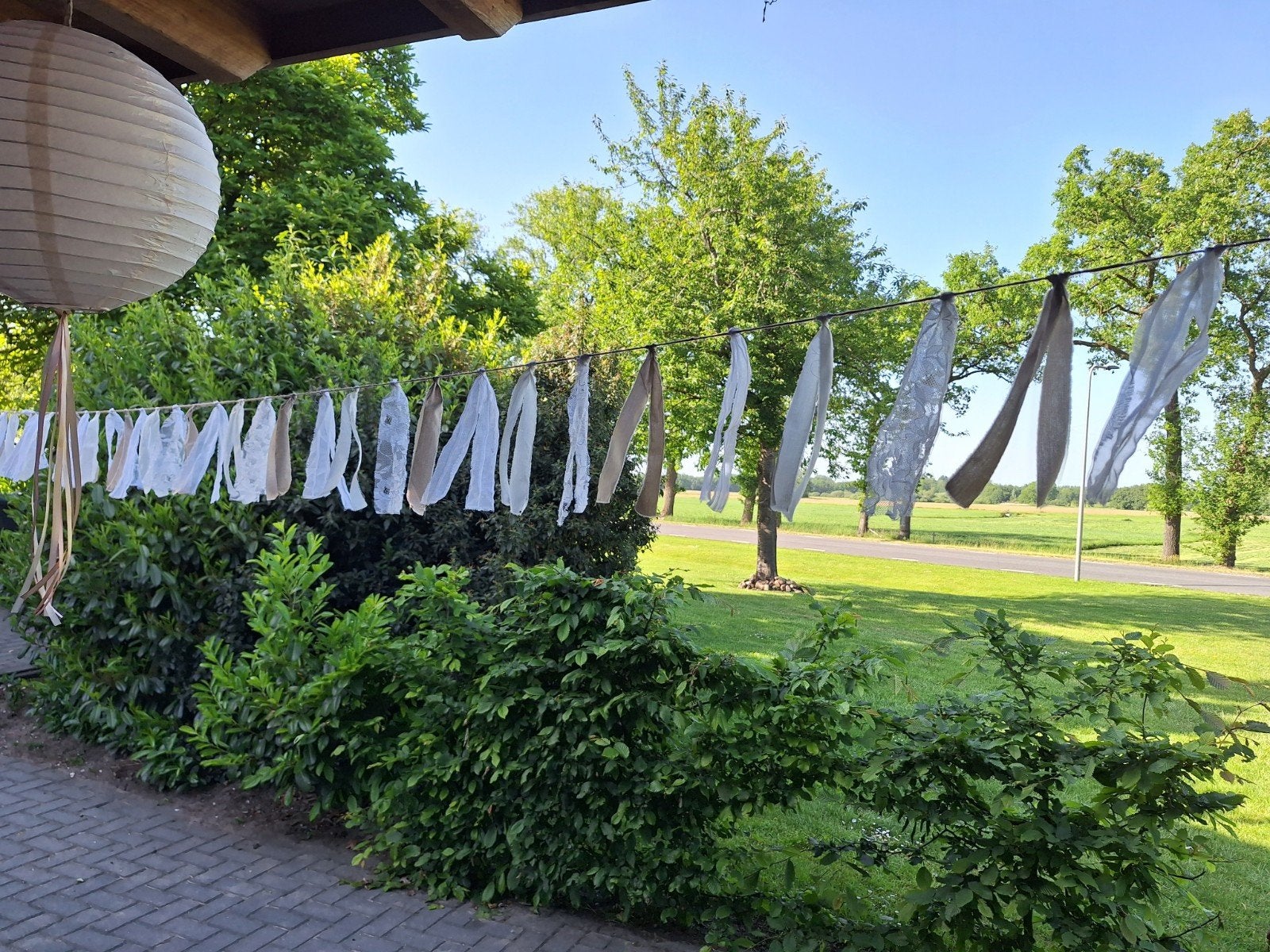 Te huur bruiloft versiering/decoratie slingers/love letters, Hobby en Vrije tijd, Ophalen of Verzenden, Nieuw, Geboorte of Huwelijk