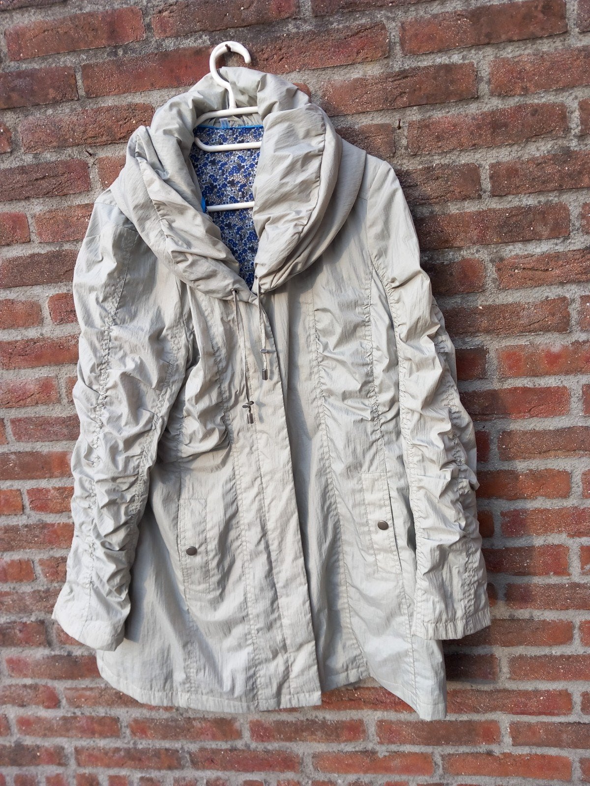 Zomerjas grijs mt 44, Maat 42/44 (L), Ophalen of Verzenden, Gedragen, Grijs