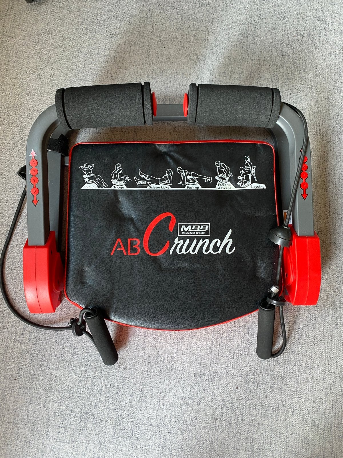 Multifunctioneel fitnessapparaat - AB Crunch, Ophalen, Zo goed als nieuw, Armen, Overige typen