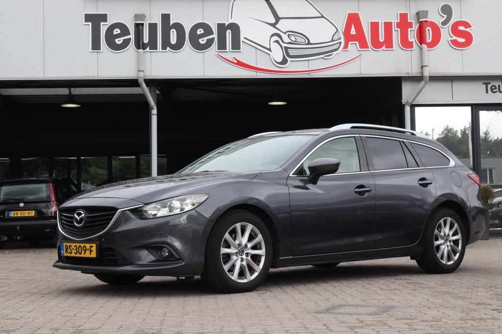 Mazda 6 Sportbreak 2.0 HP TS+ | Dealer onderhouden | Climate, Auto's, Mazda, Voorwielaandrijving, Stof, 4 cilinders, 6 sportbreak