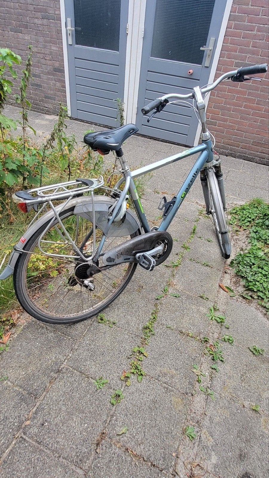 Gazelle fiets zonder ketting, Fietsen en Brommers, Ophalen, Gebruikt, Velgrem, Versnellingen