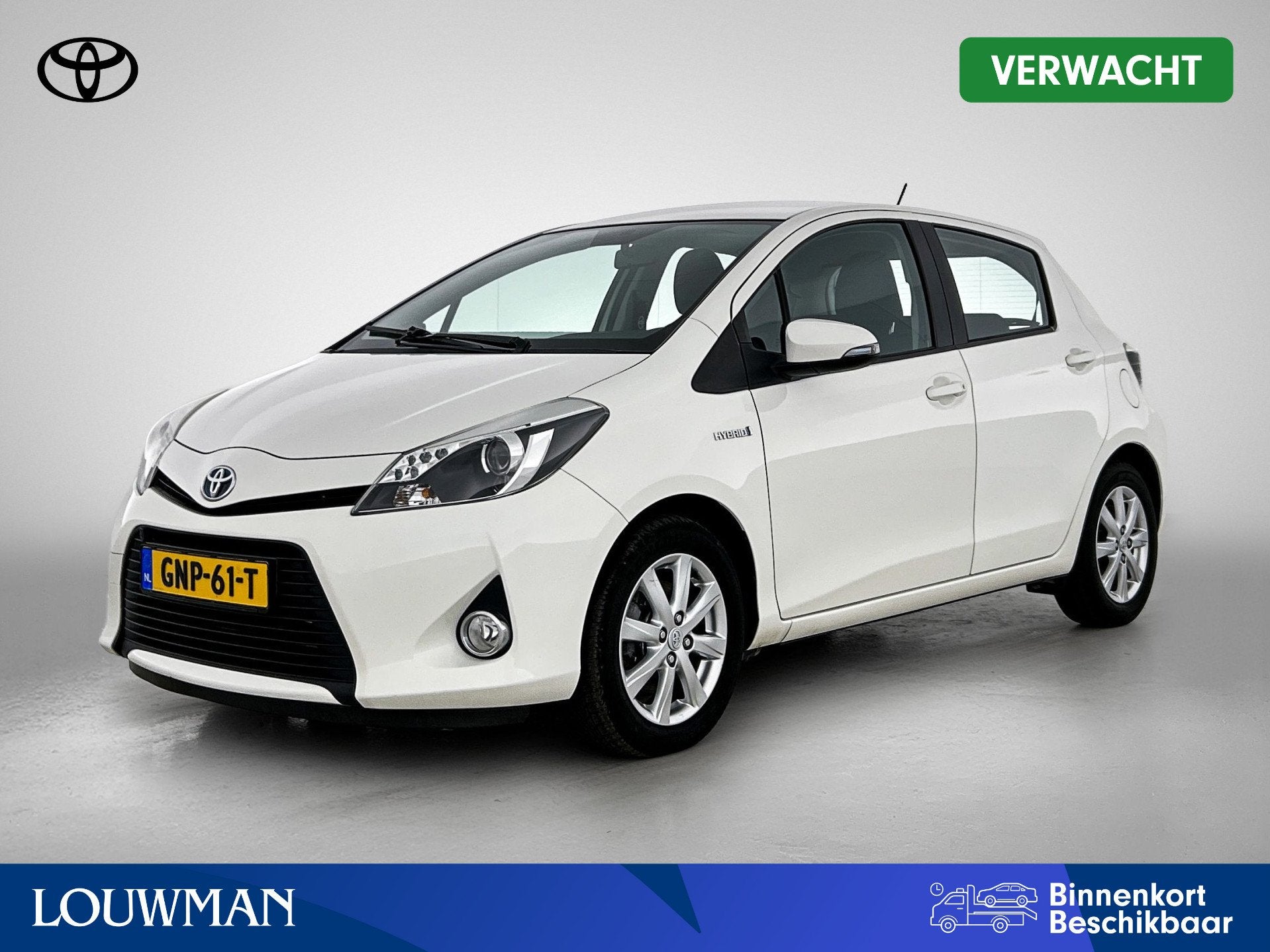 Toyota Yaris 1.5 Full Hybrid Aspiration | Stoelverwarming |, Auto's, Gebruikt, 4 cilinders, 1070 kg, Wit