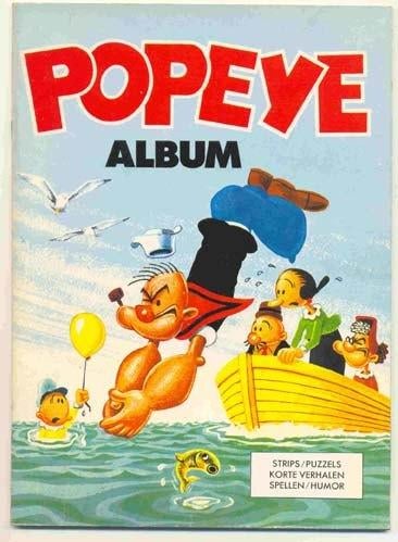 Popeye Album - Strips/puzzels/etc. - A & O Nederland - 1976, Ophalen of Verzenden, Gelezen