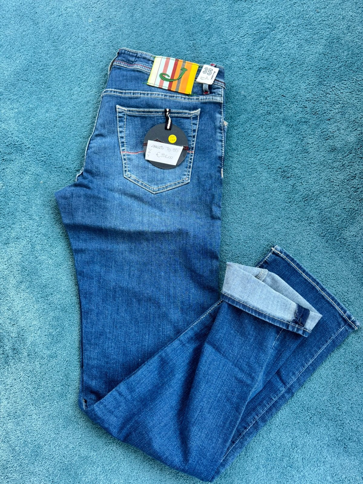 NIEUW Jacob Cohen Jeans J688 Rainbow W35/L 34 Blauw, Verzenden, Nieuw, Blauw, W36 - W38 (confectie 52/54)