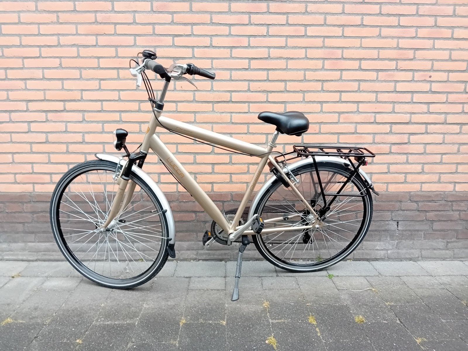 Herenfiets, Velgrem, Versnellingen, Zo goed als nieuw, 53 tot 57 cm