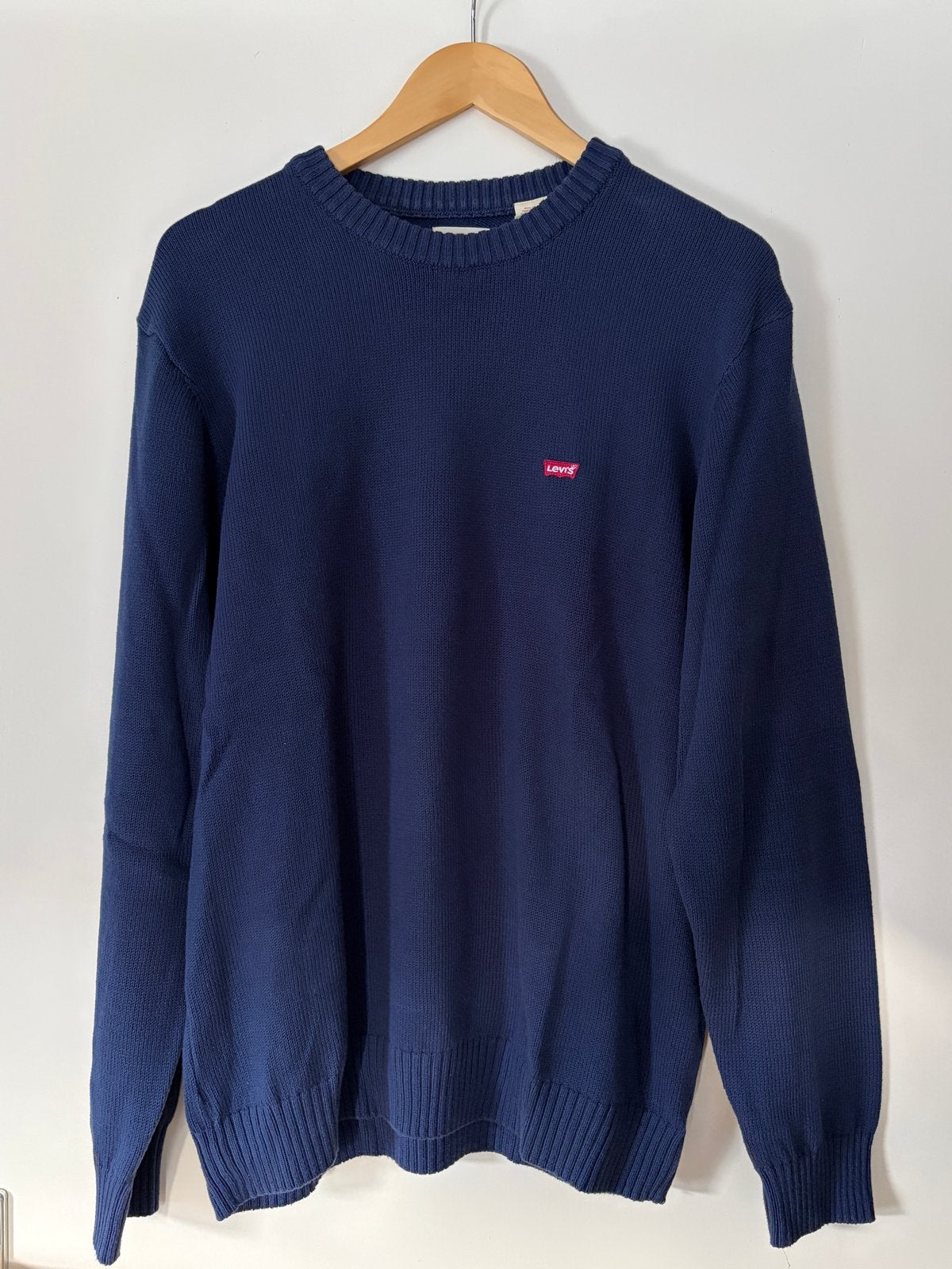 Levi's sweater M - Donkerblauw, Ophalen of Verzenden, Gedragen, Maat 48/50 (M), Blauw