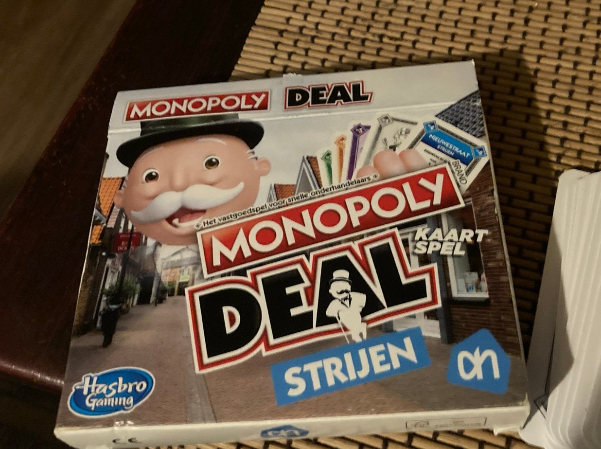 Monopoly Deal Strijen Kaartspel - Zo goed als nieuw, Een of twee spelers, Ophalen of Verzenden, Zo goed als nieuw