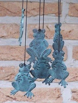 windgong / brons / KIKKERS, Tuin en Terras, Tuinwanddecoratie, Huis en tuin decoratie Marie, Nieuw, Info@huisentuindecoratiemarie.nl