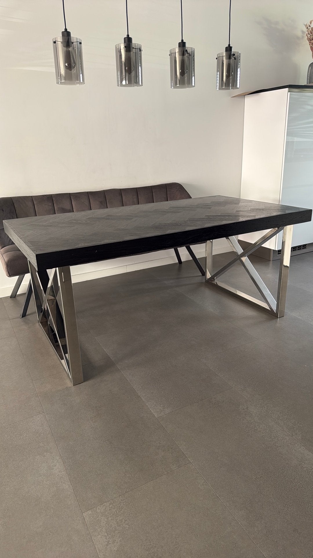Eettafel gratis af te halen, Huis en Inrichting, Ophalen, Gebruikt, 50 tot 100 cm, 150 tot 200 cm
