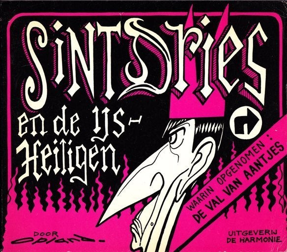 Sint Dries en de ijsheiligen Politieke Dries van Agt cartoon, Ophalen of Verzenden, Zo goed als nieuw, Cartoons