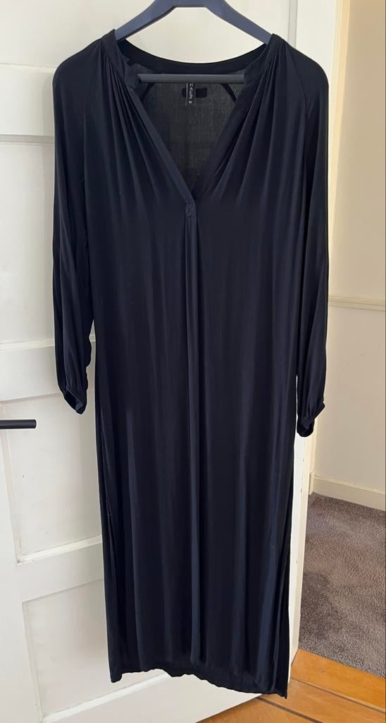 Mooie BRAEZ Zwarte Kaftan Jurk met Split - Maat 38/40 (M/L), Kleding | Dames, Jurken, Maat 38/40 (M), Zwart, Ophalen of Verzenden