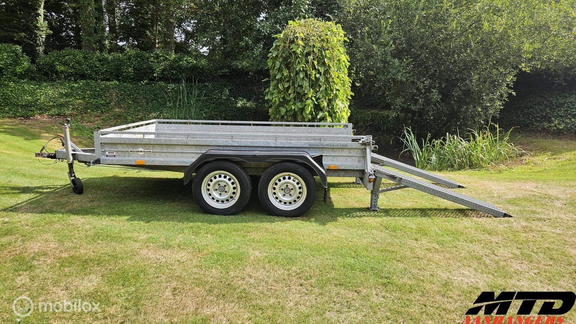 Nette Humbaur machinetransporter 2500kg + led verlichting, Gebruikt