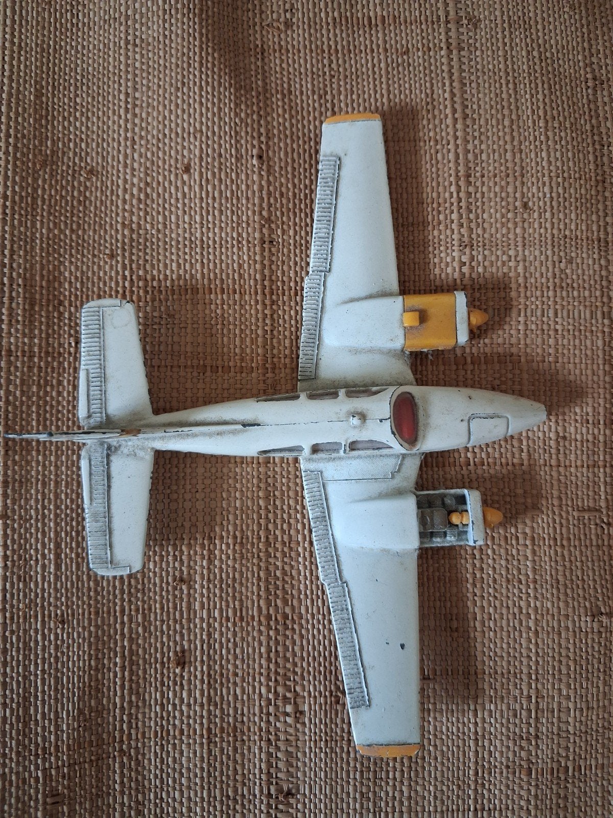 Dinky Toys Beechcraft C55 Baron Vliegtuig (715), Ophalen of Verzenden, Gebruikt