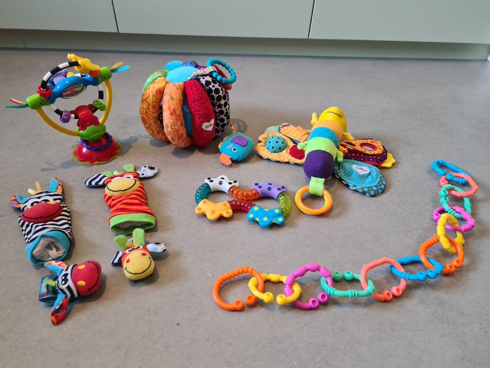 Lamaze en Playgro baby speelgoed pakket, Ophalen of Verzenden, Zo goed als nieuw, Overige typen, Met geluid