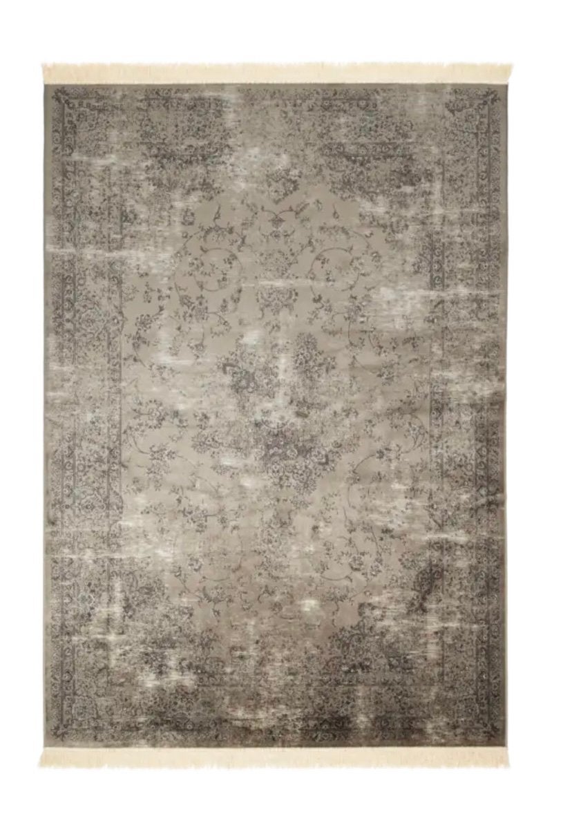 Vloerkleed groen met print - karwei, Ophalen, 200 cm of meer, Zo goed als nieuw, Rechthoekig