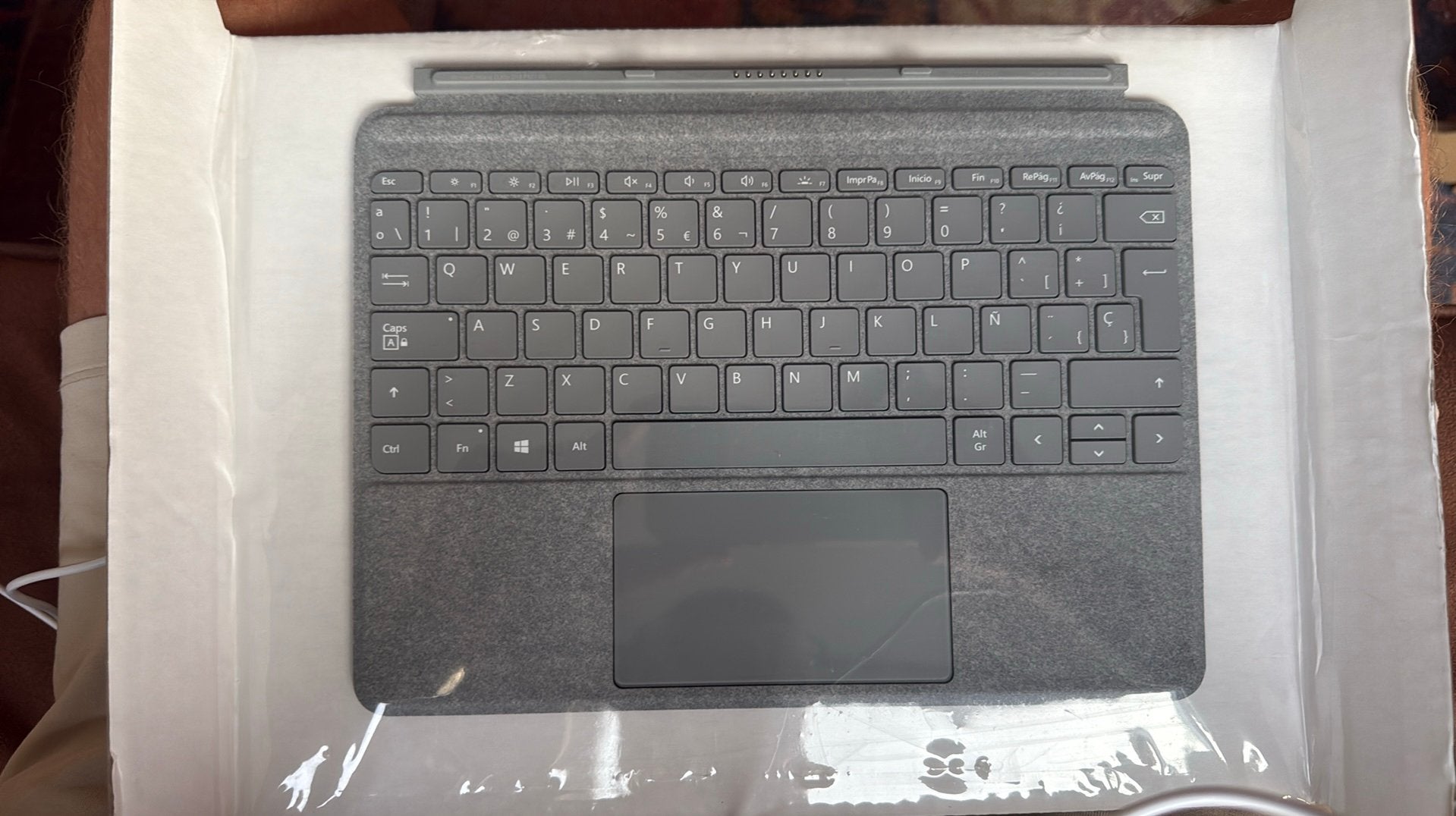 Microsoft Surface Go Signature Type Cover microvezel, Computers en Software, Toetsenborden, Zo goed als nieuw, Ophalen of Verzenden