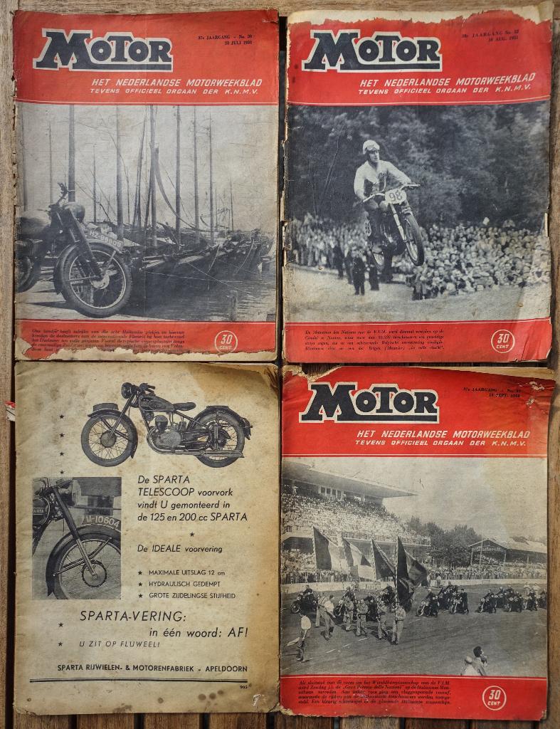 Motor - het Nederlandse motor weekblad - jaargang 1950 - 2, Boeken, Ophalen of Verzenden, Gelezen, Overige typen