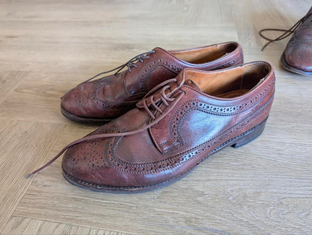 Van Lier leren schoenen bruin, Bruin, Van Lier, Ophalen of Verzenden, Gedragen