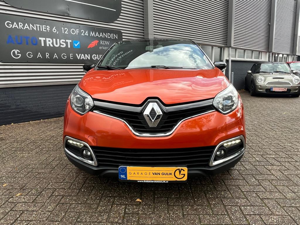 Renault Captur 1.2 TCe 120PK Automaat,Trekhaak,Twotone,Navi,, Lichtsensor, Euro 6, Leder en Stof, Grijs