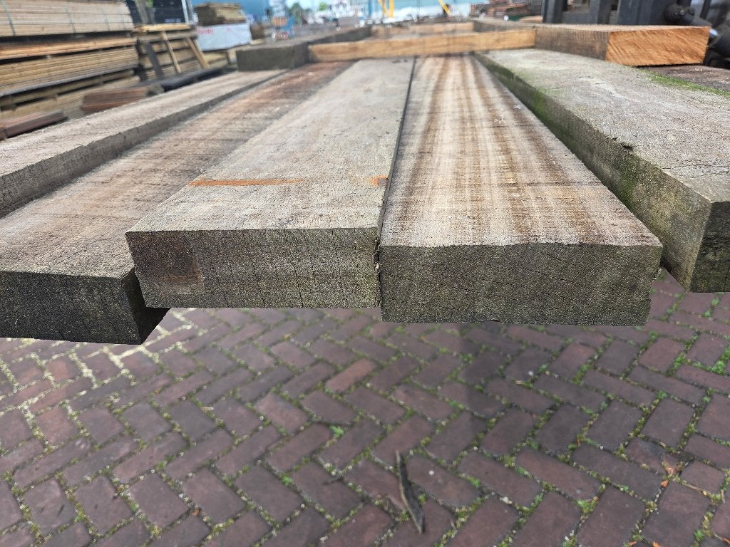 Hardhouten balken 5.5x16.5 cm - nr: HB224, Ophalen, 250 cm of meer, Balken, Hardhout