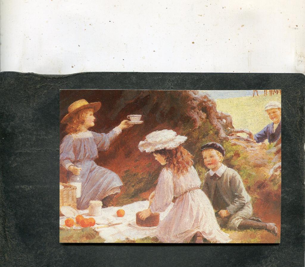 Ansicht Percy Tarrant - Children Picknicking, Verzamelen, Ansichtkaarten | Themakaarten, Verzenden, 1980 tot heden, Ongelopen