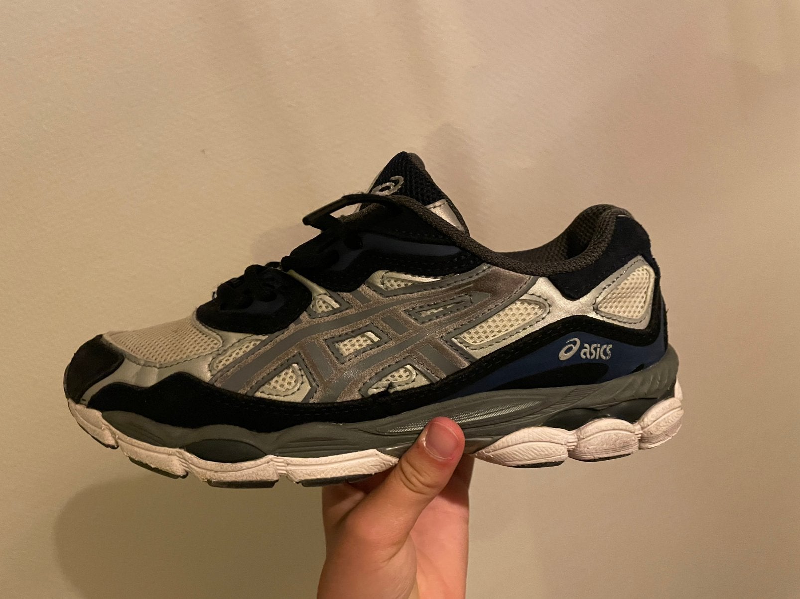 Asics gel nyc, Kleding | Heren, Verzenden, Blauw, Sneakers of Gympen, Zo goed als nieuw