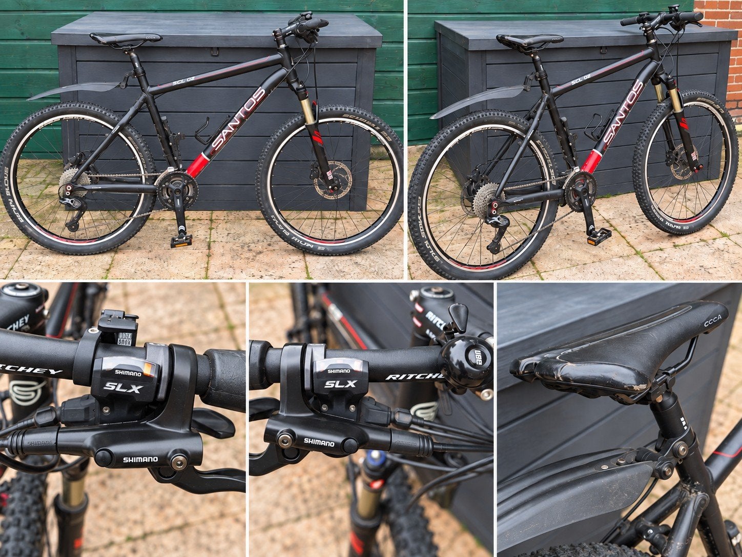 Santos SCC 02 mountainbike – Shimano SLX – RockShox, Ophalen, Gebruikt, Meer dan 20 versnellingen, Santos