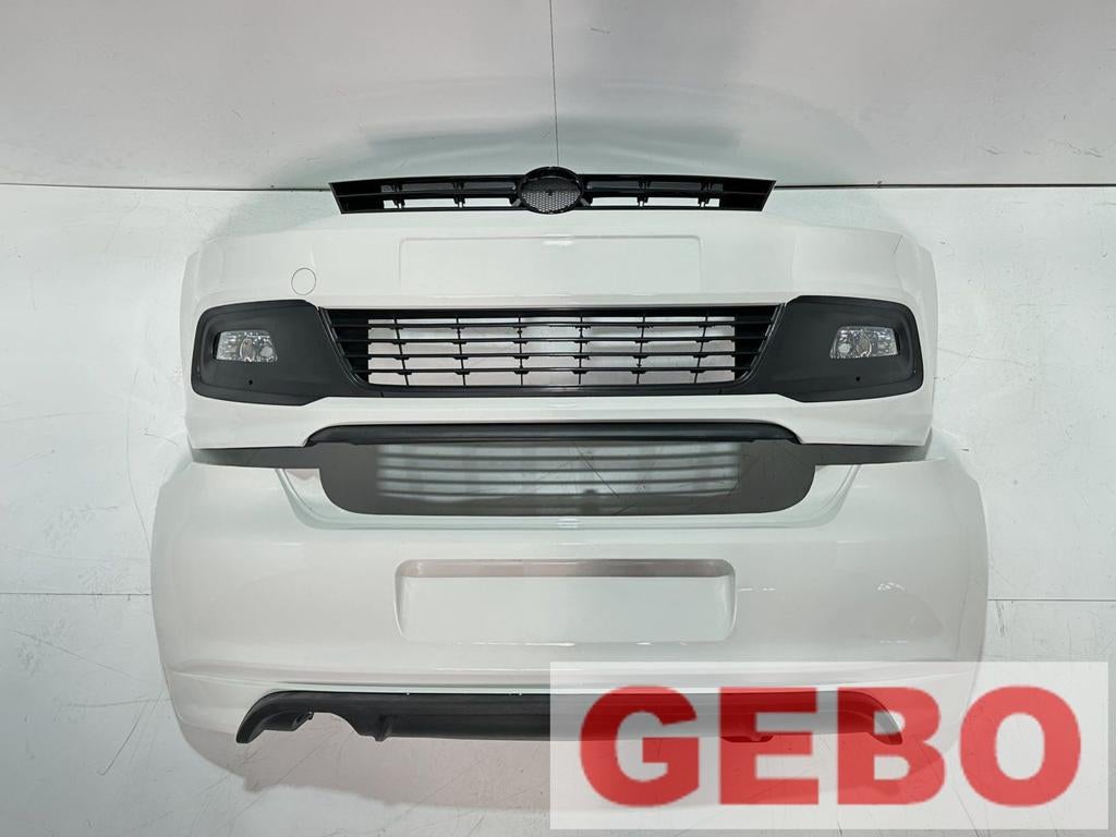 Volkswagen polo 6R 6C 2009/2017 r-line voorbumper + achterbu, Gebruikt, -, -, Bumper
