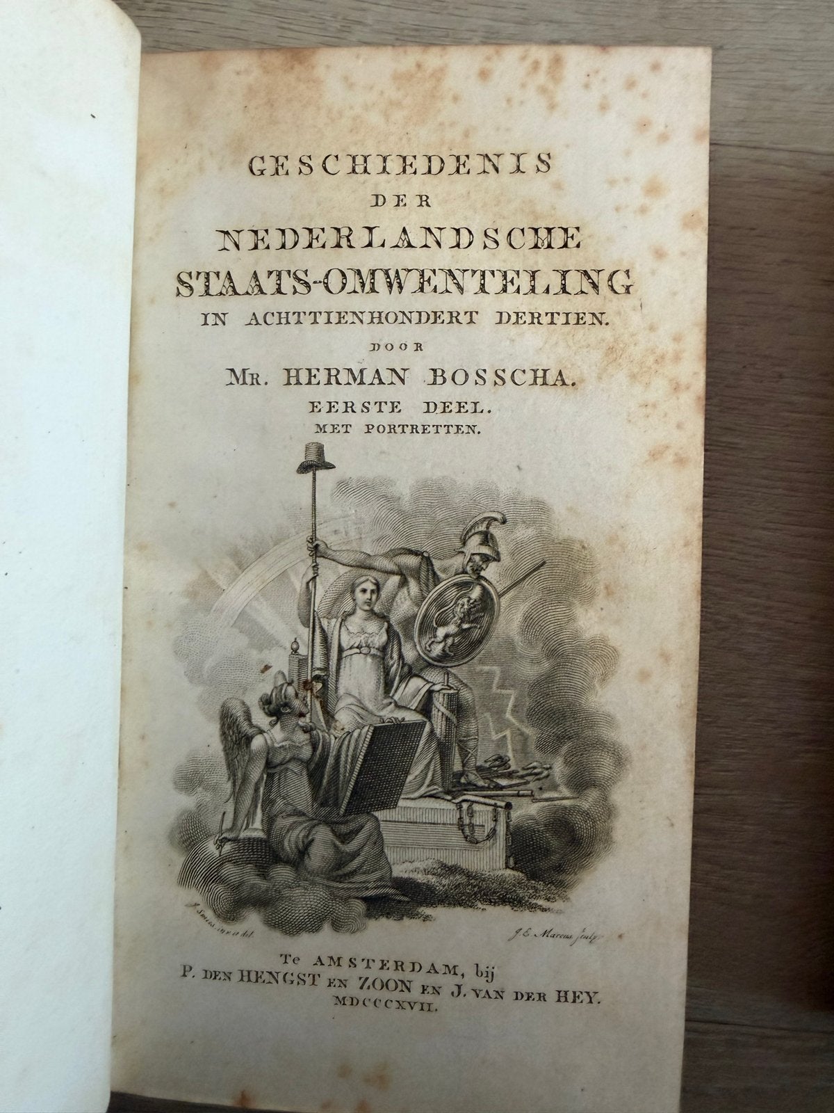 Geschiedenis der Nederlandsche Staats-omwenteling 1813, Antiek en Kunst, Ophalen of Verzenden