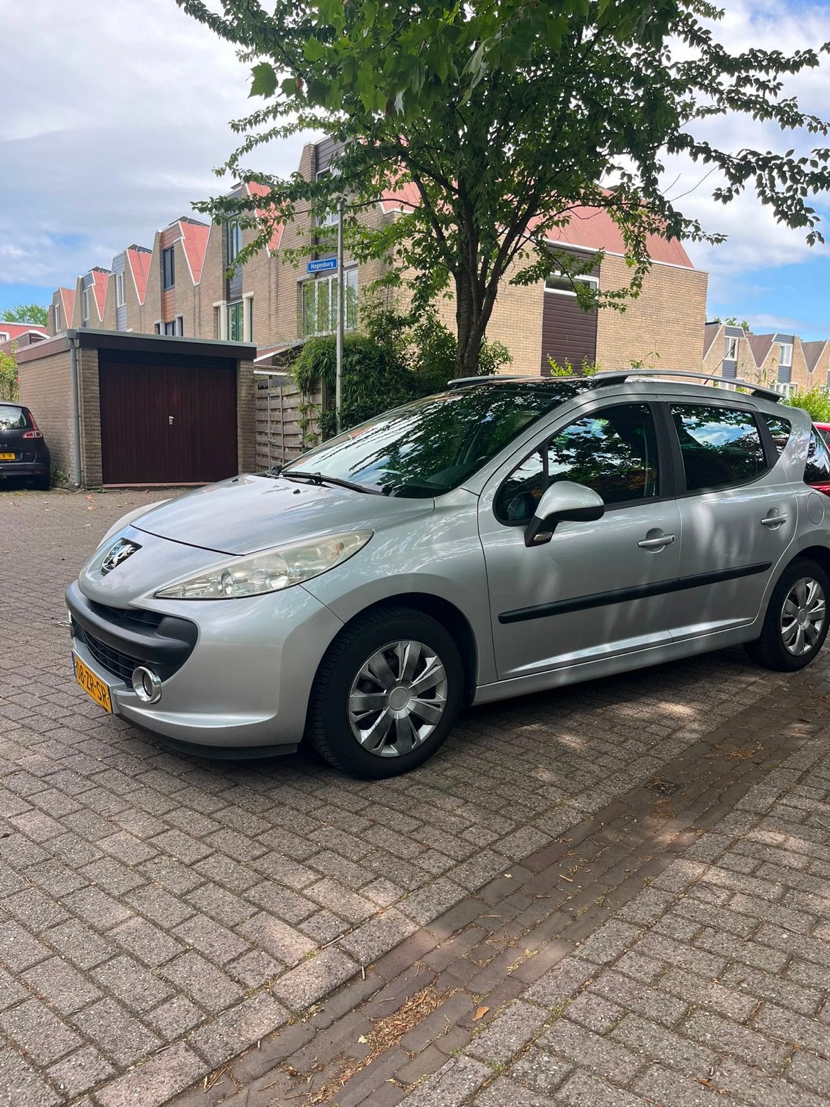 Peugeot 207 1.4 VTI 16V SW 2008 Grijs, panorama dak, Auto's, 1190 kg, 95 pk, Origineel Nederlands, Stationwagon