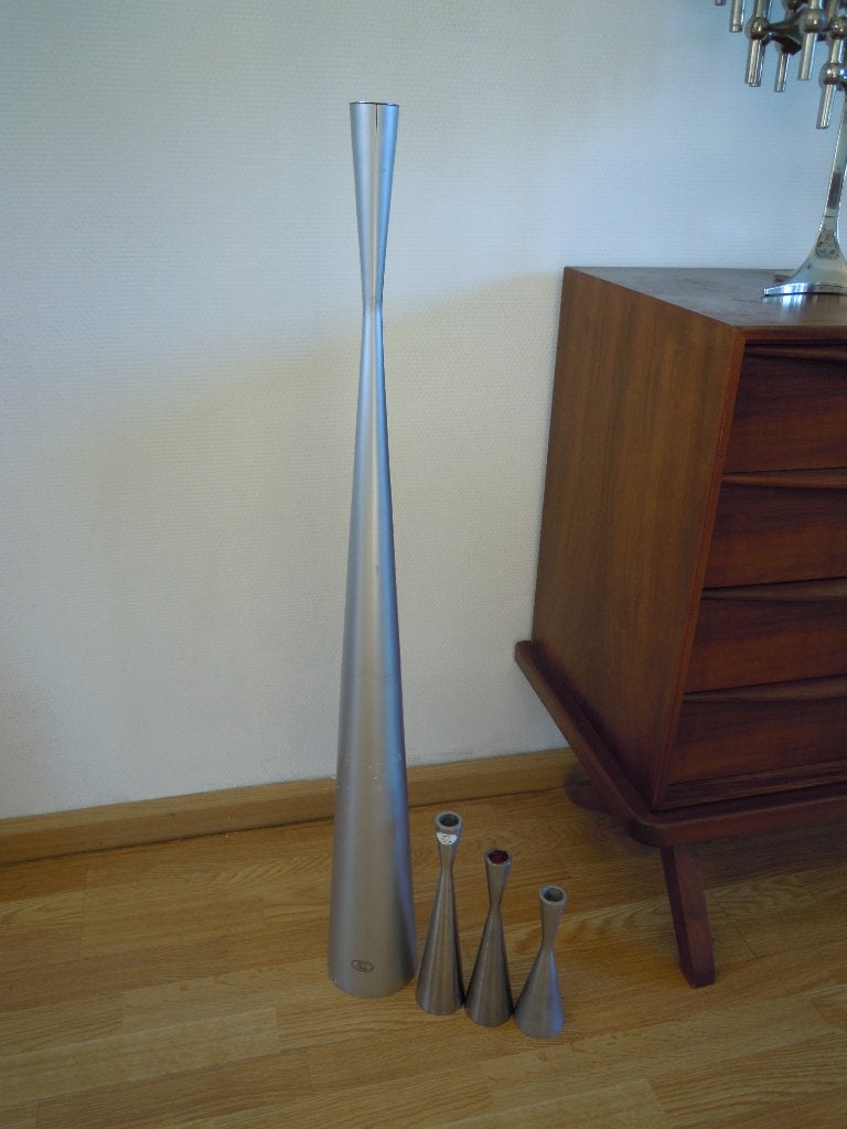 Vintage Design Ikea Snygg vloerkandelaar van Ria Falk 1990, Ophalen of Verzenden, Gebruikt, Overige materialen, IKEA