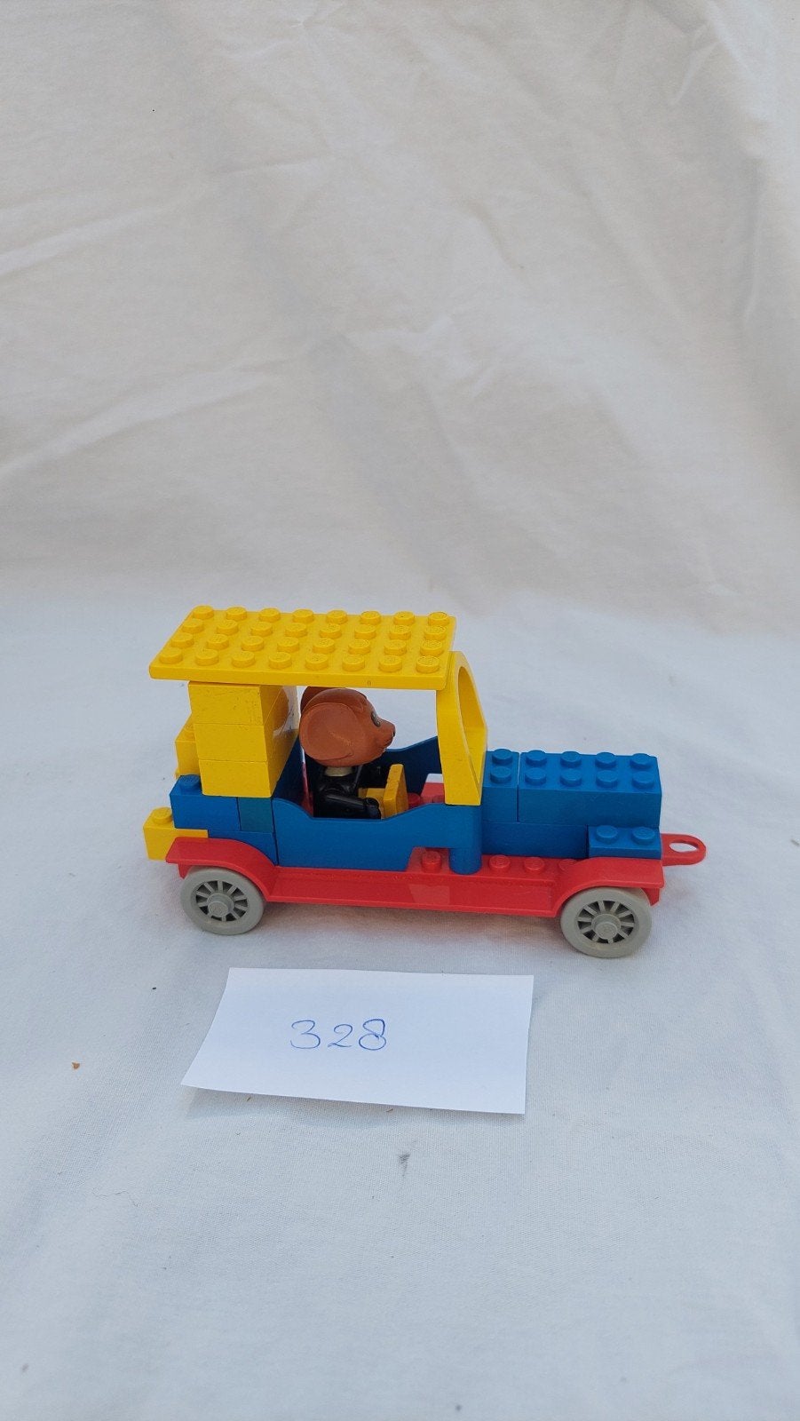 Lego fabuland auto met figuur 328- Vintage speelgoed, Kinderen en Baby's, Speelgoed | Duplo en Lego, Gebruikt, Lego, Ophalen of Verzenden