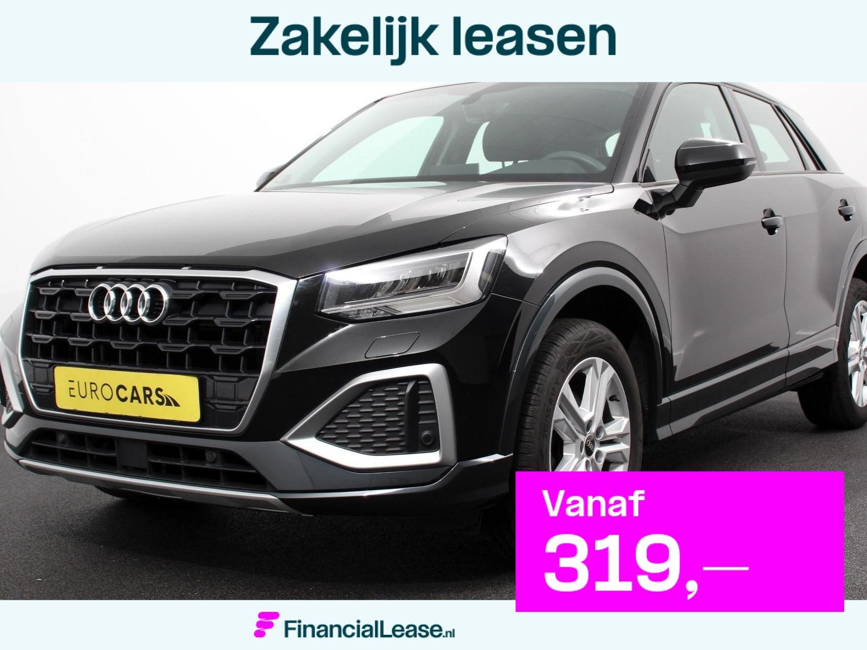 Audi Q2 35 TFSI 150pk S-Tronic Prestige Navigatie Apple Carp, Stof, 4 cilinders, 150 pk, Zwart