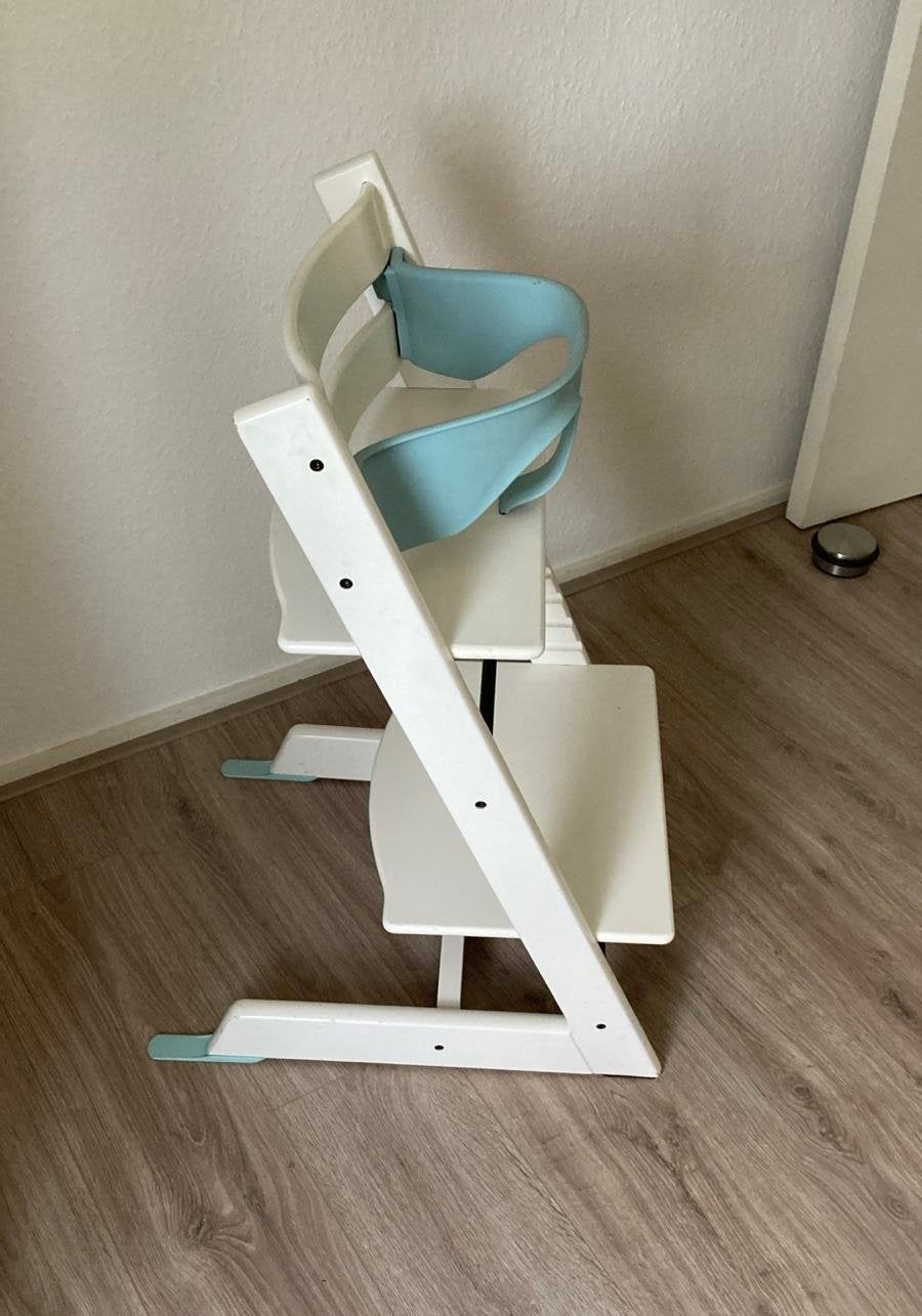 Stokke Tripp Trapp kinderstoel met babyset, Ophalen, Gebruikt, Meegroeistoel, Aanschuifbaar