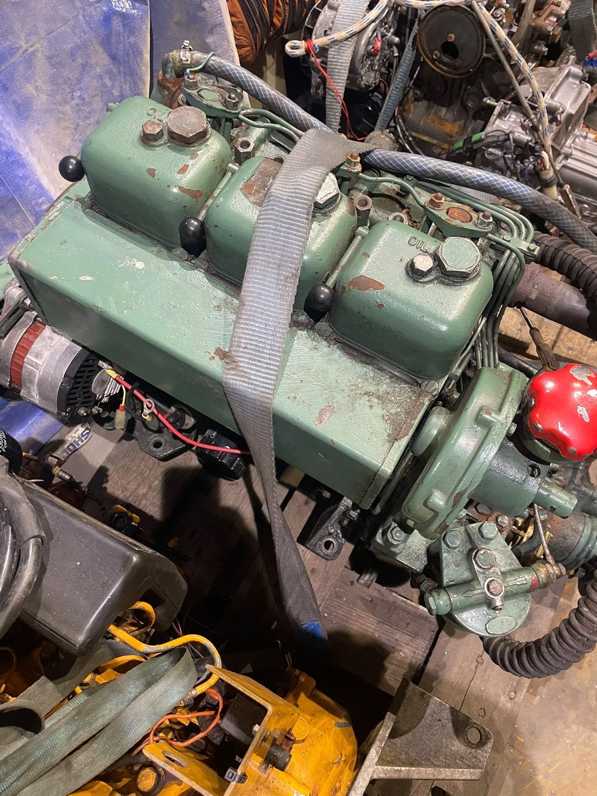 Volvo Penta MB3D 3 cilinder binnenboordmotor, Ophalen, 10 tot 30 pk, Gebruikt, Binnenboordmotor