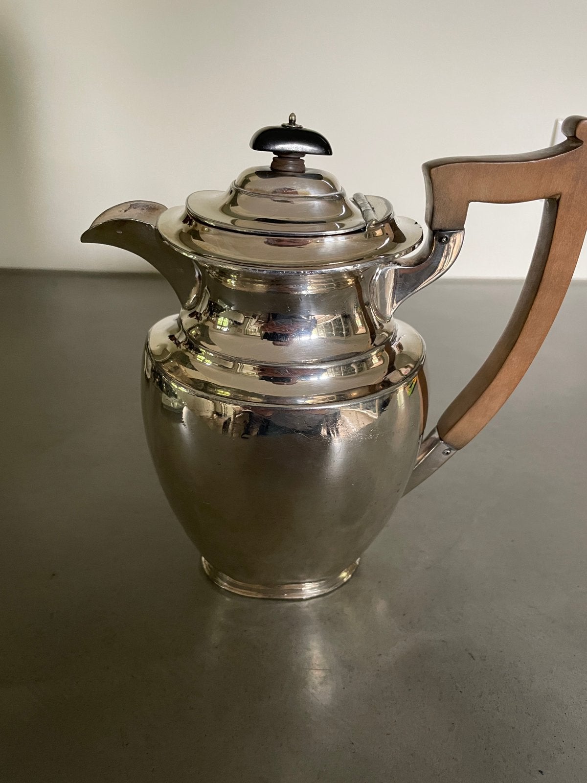 Antieke Engelse Koffiekan Silver Plate, Ophalen of Verzenden