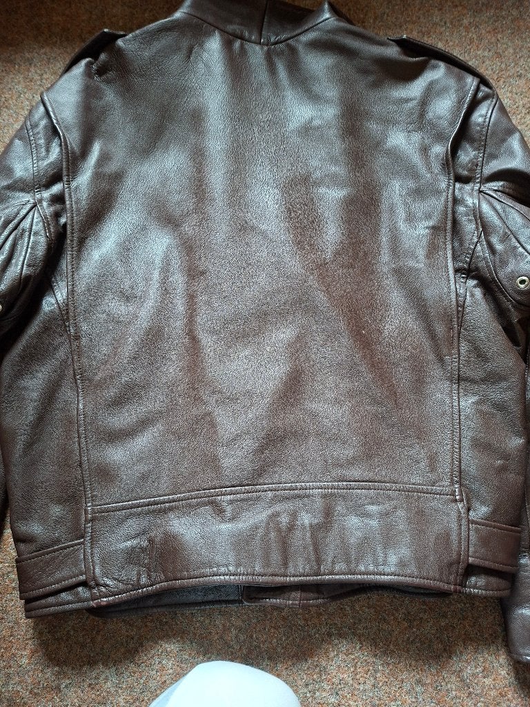Bikerjack, Ophalen of Verzenden, Zo goed als nieuw, Maat 38/40 (M), Bruin