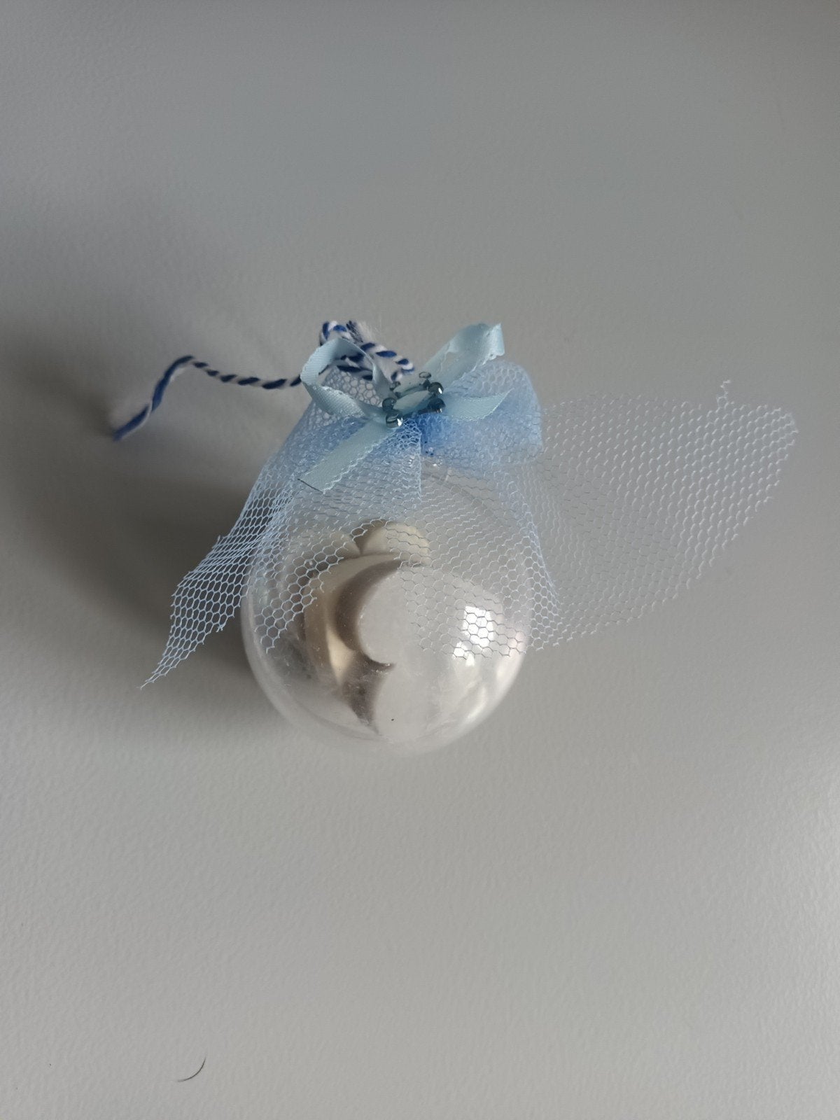 Nieuw plastic bol balletje doorzichtig met 3 zeepjes nieuwe, Ophalen of Verzenden, Nieuw