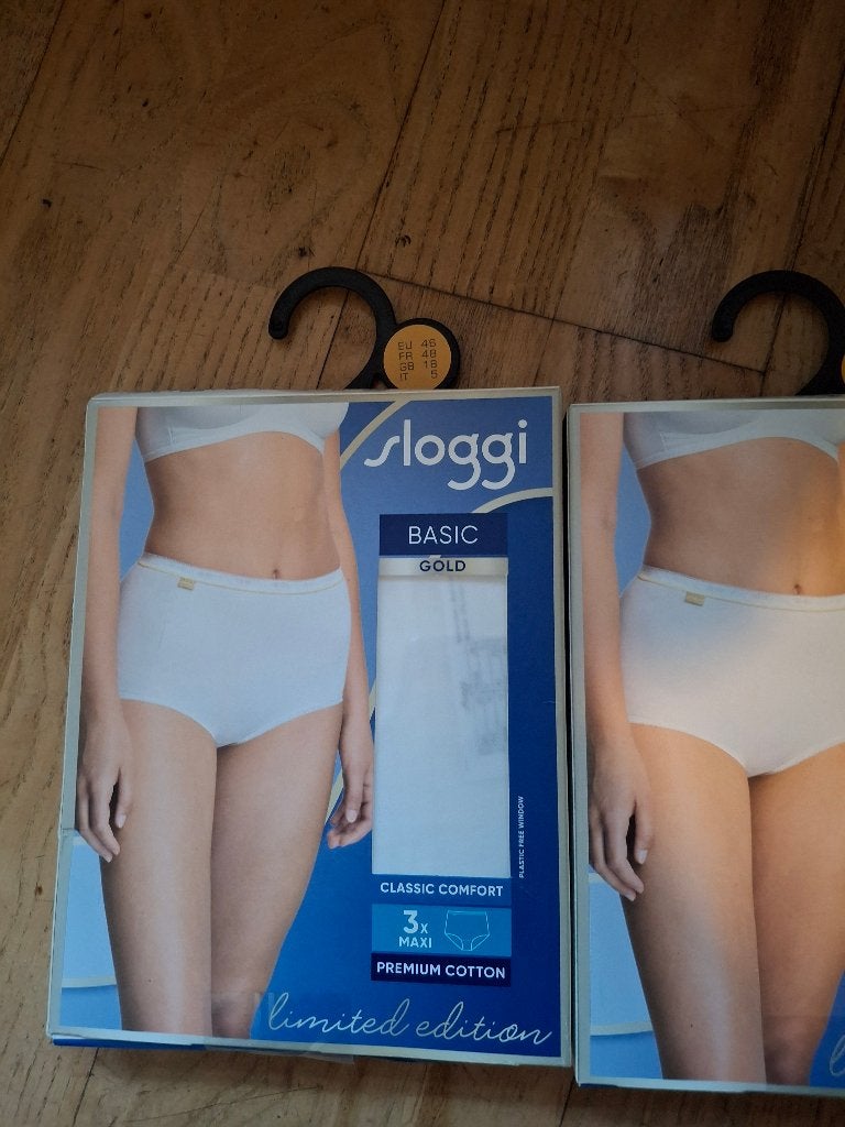 Sloggi dames slips basis gold zwart maat 38 , , wit,zw, Ophalen of Verzenden, Wit, Slip