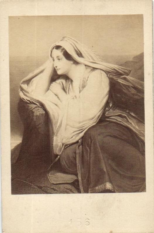 CDV -Goupil & Co  -o.a. Den Haag -, Gebruikt, Foto, Klederdracht, Ophalen of Verzenden