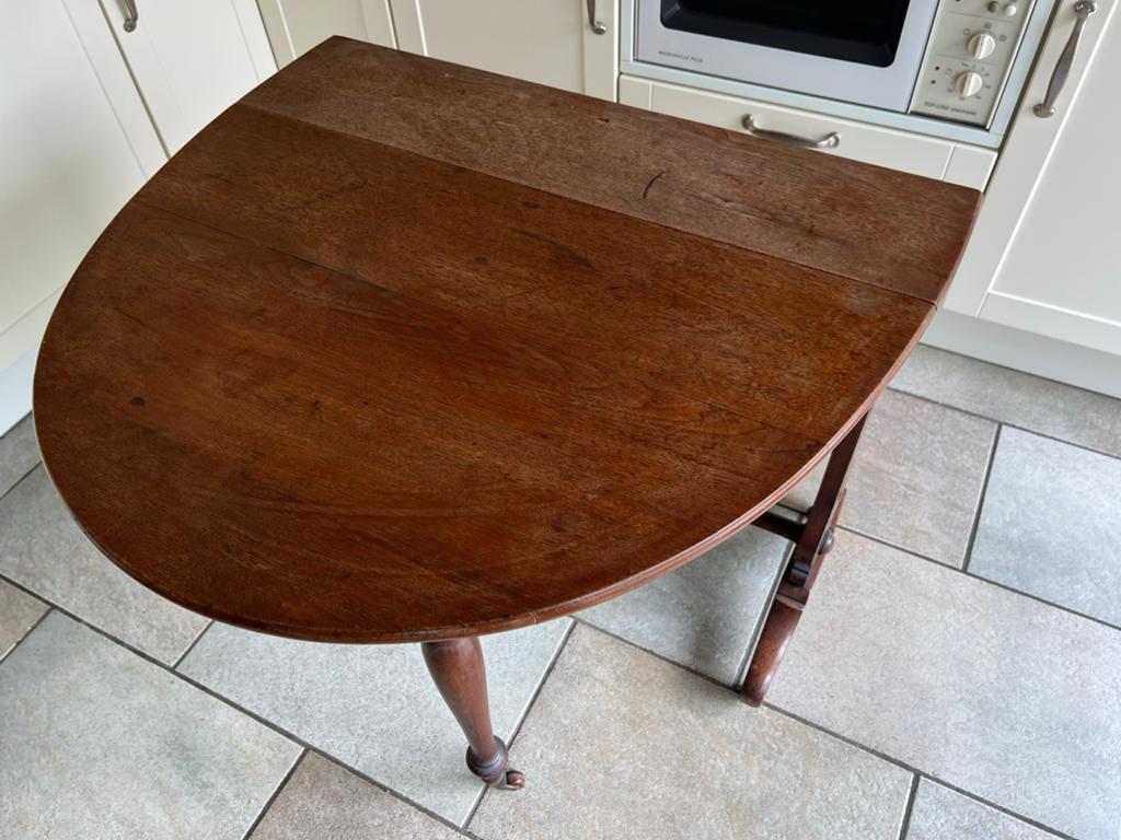 Antieke Engelse Mahonie Gateleg Tafel - Opklapbaar, Antiek en Kunst, Ophalen
