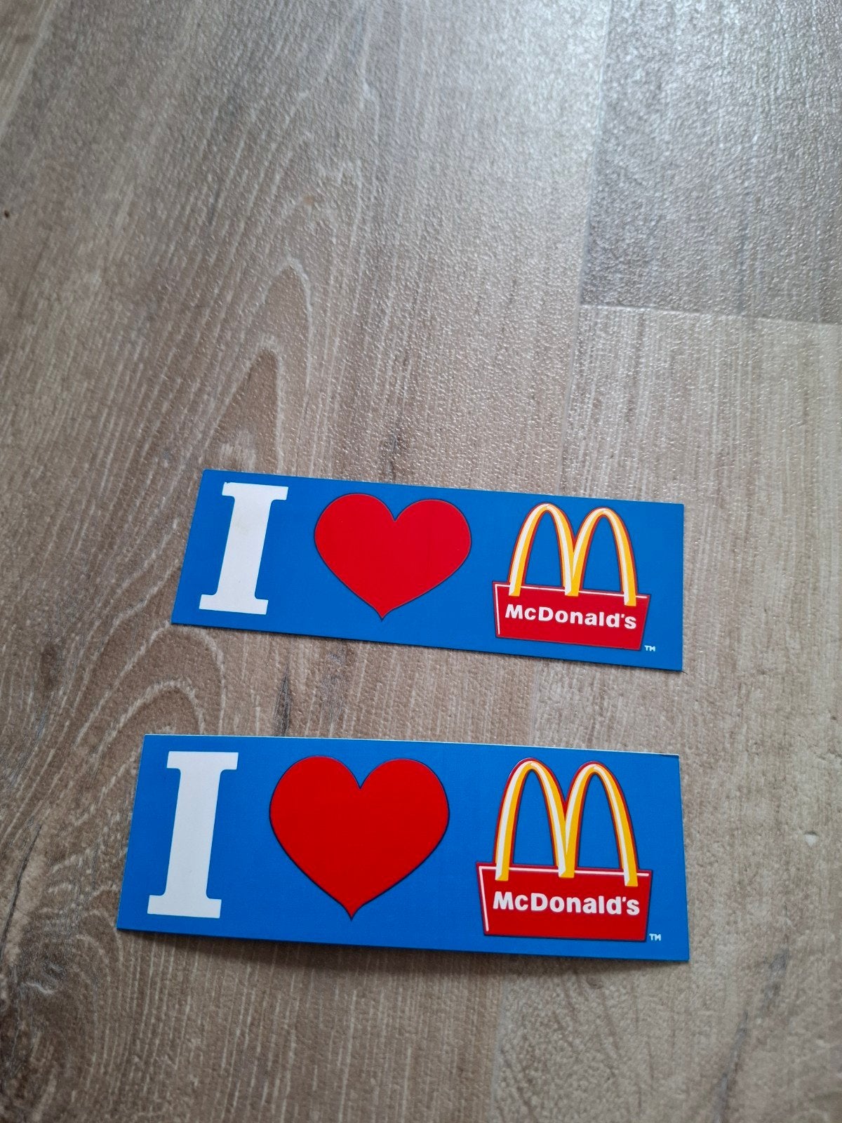 stickers McDonald's, Ophalen of Verzenden, Zo goed als nieuw, Bedrijf of Vereniging