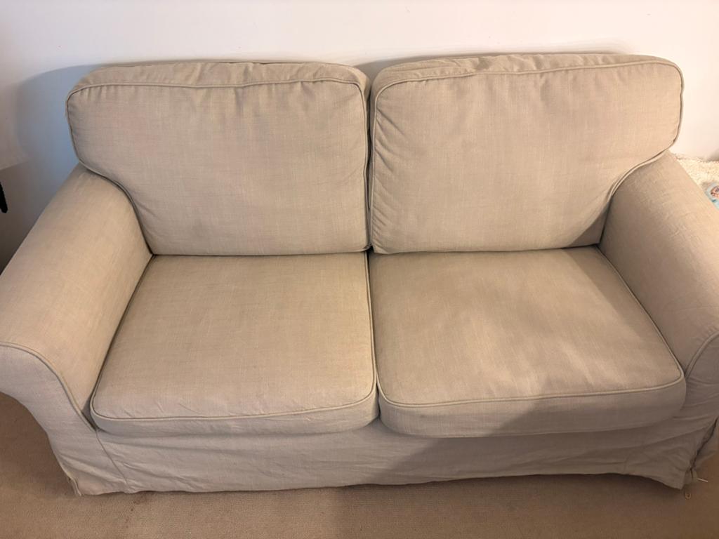 Ikea bank, Ophalen of Verzenden, Gebruikt, 75 tot 100 cm, Tweepersoons